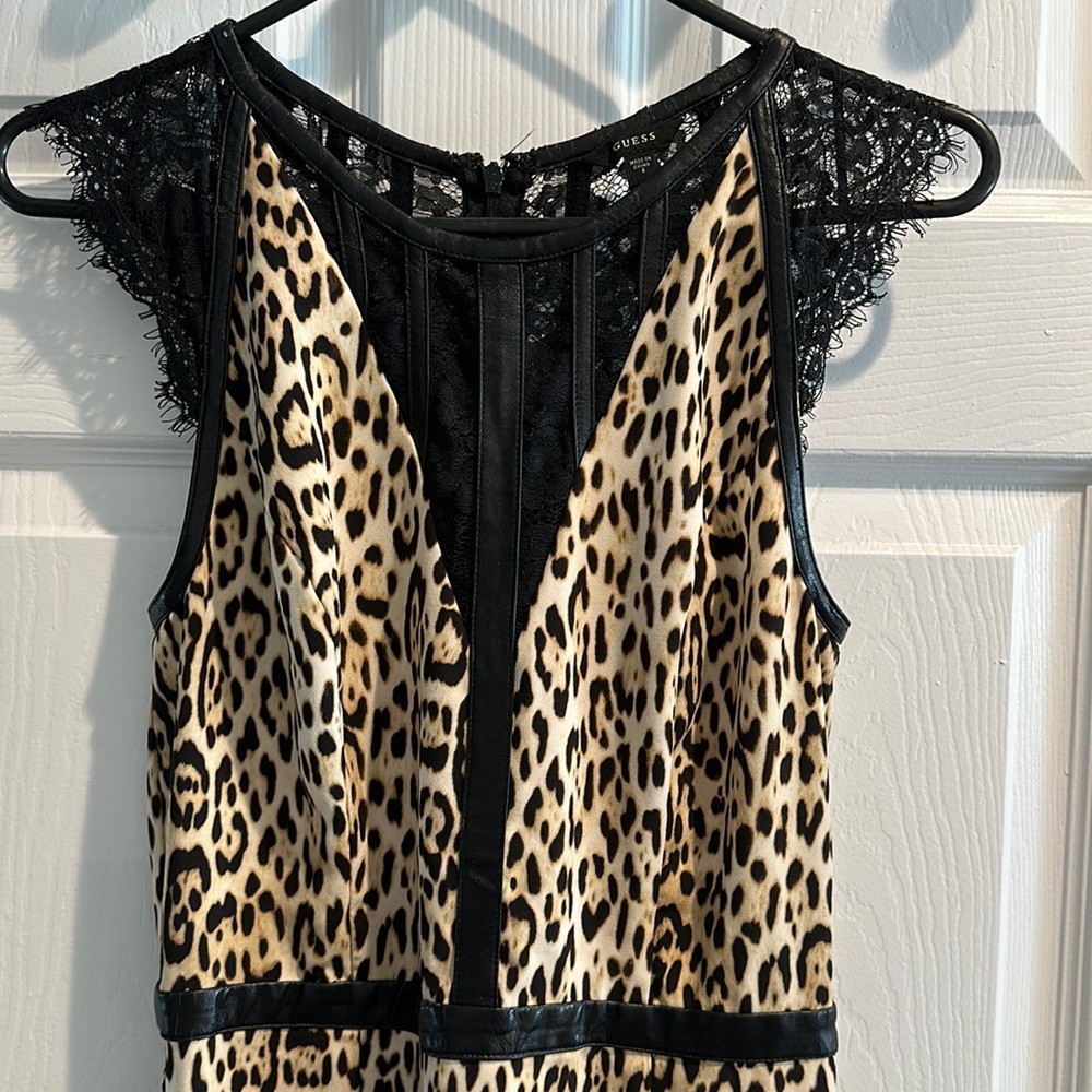 GUESS LEOPARD WOMEN DRESSES - Picture 3 of 8